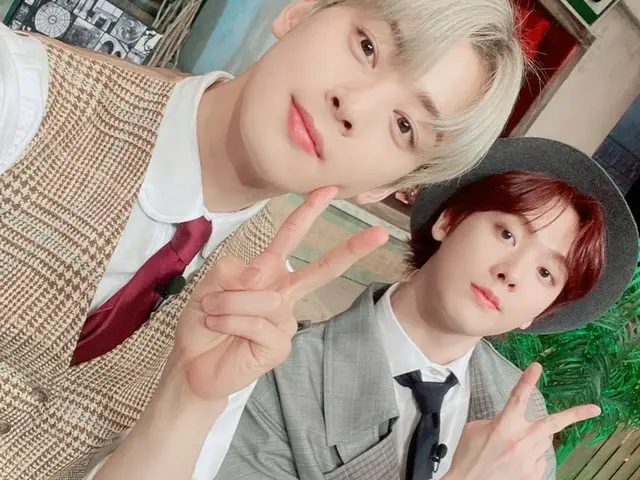 「ASTRO」チャ・ウヌ＆ユン・サナ、顔の天才の隣に愛嬌の天才…「驚きの土曜日」ビハインドショット