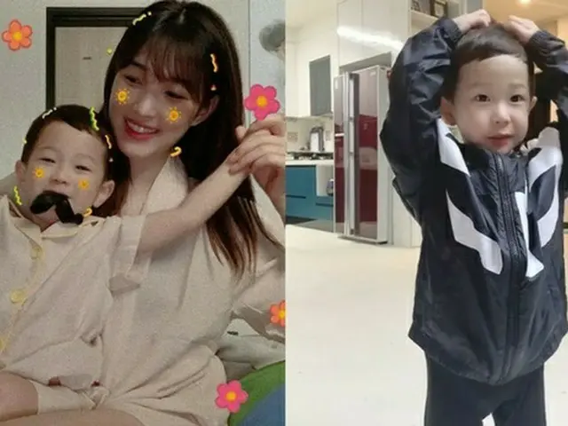 チェ・ミンファンの息子ジェユルくん、「FTISLAND」イ・ホンギからの贈り物に愛嬌でお返し