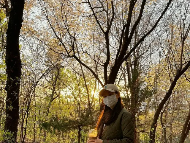 女優ソン・イェジン、ささやかな日常“夕焼けが美しかった日”