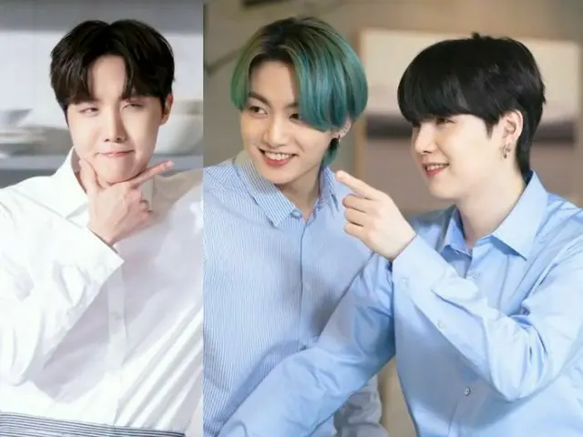 「BTS（防弾少年団）」SUGA、J-HOPE、ジョングク、さわやかな光を放つビジュアルたち…18日にCFメーキングフィルム公開予告