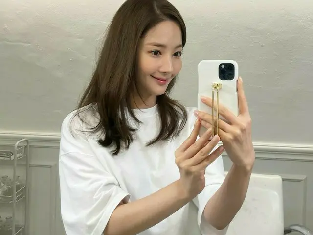 女優パク・ミニョン、ナチュラルでも思わず見とれる美貌
