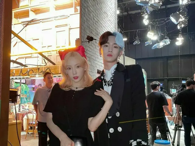「SHINee」Key（キー）＆「少女時代」テヨン、クルエラとキキに…「驚きの土曜日」収録ビハインドカット