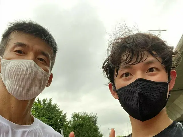 イム・シワン、「Jinusean」ションと10キロ走って認証ショット