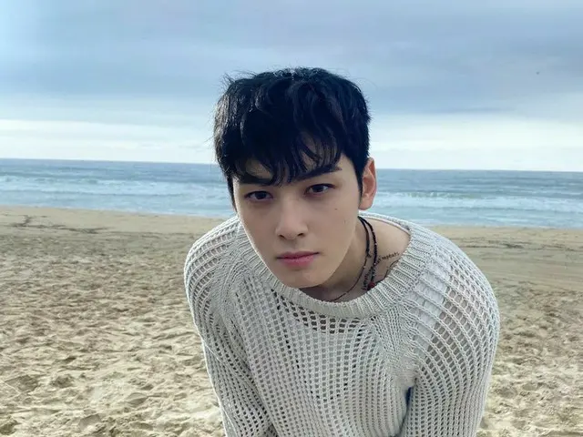 チャ・ウヌ(ASTRO)、海辺を背景にさらにアップグレードしたセクシー美をアピール！