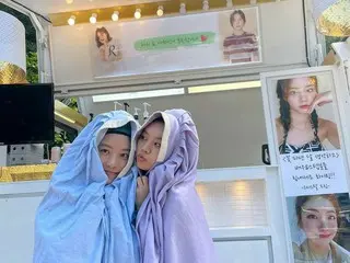 ヘリ、「f(x)」クリスタルからのカフェカーに感激…“君しかいない、愛している”