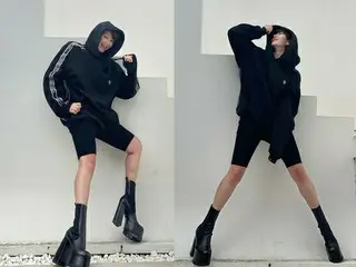 これぞキム・ヘス！超厚底ブーツで女優ポーズ炸裂…軽く撮ってもグラビア級