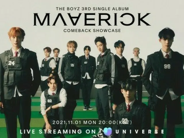 「THE BOYZ」 X UNIVERSE、11月1日カムバックショーケースを開催…新曲ステージ初公開