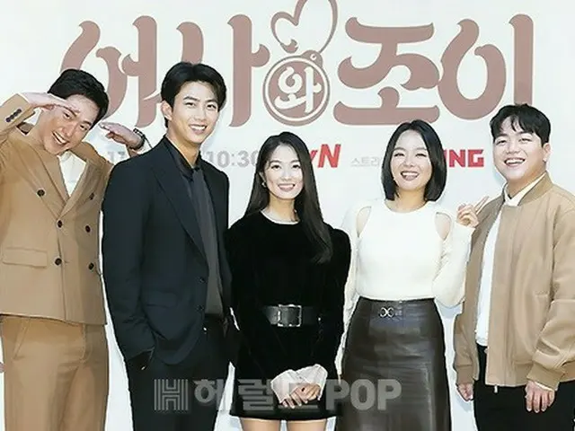 【フォト】オク・テギョン(2PM)、キム・ヘユンンら、tvN 15周年特別企画月火ドラマ「御史とジョイ」の制作発表会出席