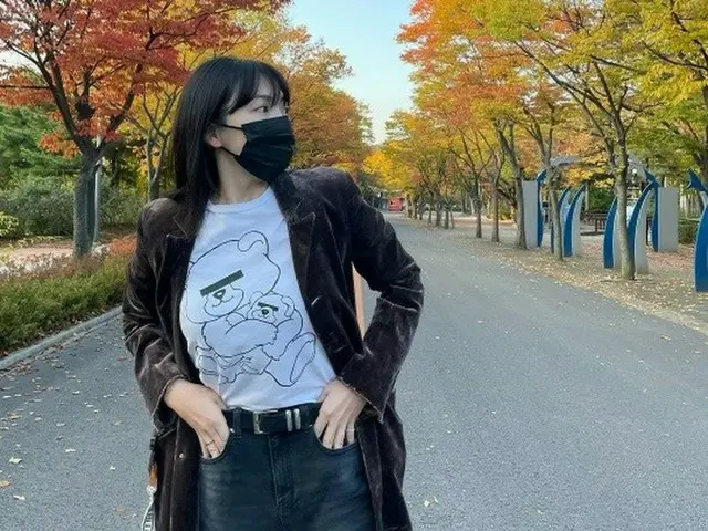 元「KARA」知英、白Tシャツにジーンズでも可愛さ爆発…ナチュラルな魅力