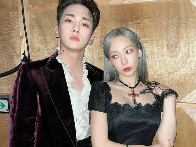 「SHINee」KEY（キー）、「少女時代」テヨンと仲良しツーショット…「驚きの土曜日」のビジュアル姉弟