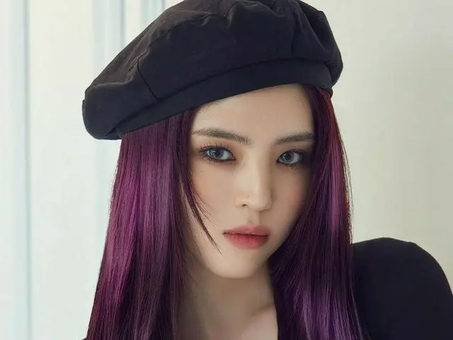 女優ハン・ソヒ、パープルヘアで夢幻的な雰囲気…美しさの絶頂