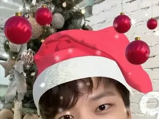 俳優ヨ・ジング、かわいいサンタに変身…“メリークリスマス”（動画あり）