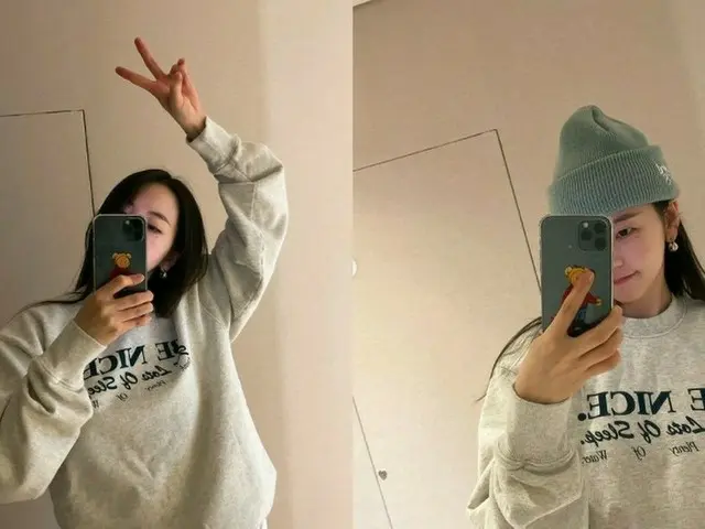 元「Wonder Girls」アン・ソヒ、ニット帽で“HIPな魅力”を全開