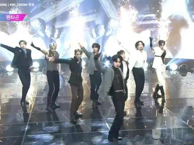 「PENTAGON」、「Feelin Like」で激しい対決の末1位に♪