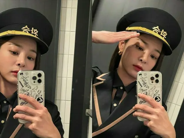 女優ソル・イナ、キュートでお高くとまった駅長姿…釘付けになる美貌