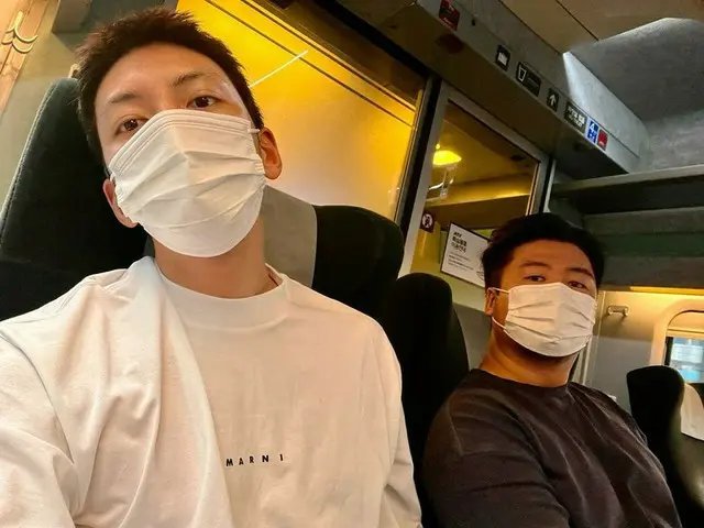 俳優チ・チャンウク、久しぶりに近況公開…“汽車旅行.かと思ったが出張”