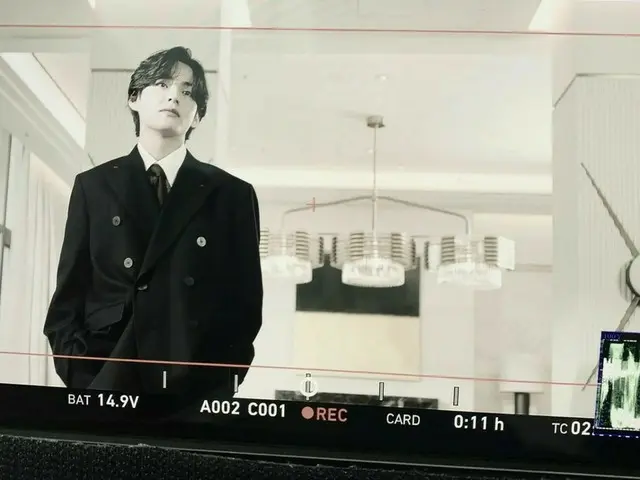 「BTS（防弾少年団）」V、まるで映画のワンシーン…雰囲気もビジュアルもイケメンすぎ