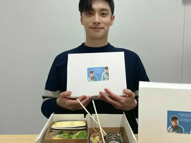 俳優ソンフン、ファンたちからのお弁当サポートに感謝…“よく食べて心強い一日”