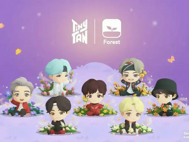 BTSのキャラクター TinyTANとスマホ依存対策アプリForestのコラボレーションが決定！