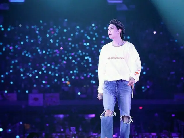 「BTS（防弾少年団）」SUGA、米ラスベガス公演の写真を大公開