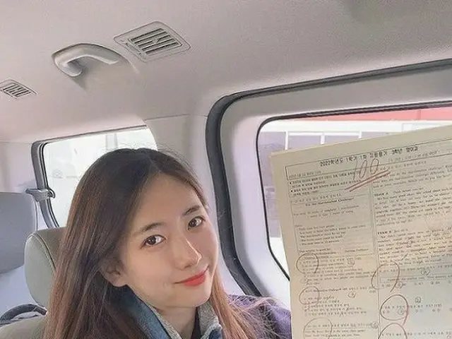 子役出身パク・ミナ、100点満点のテスト用紙を認証…できないものは何なの？