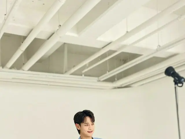 「SHINee」ミンホ、空色のスーツがよく似合うさわやかイケメン