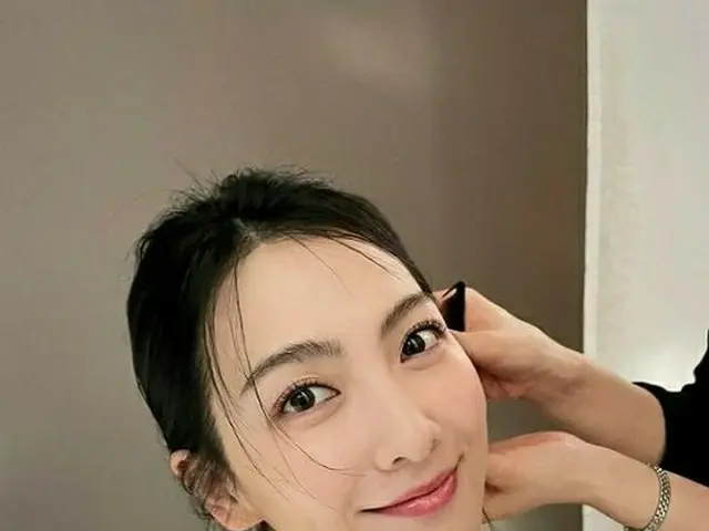 「KARA」知英（ジヨン）、ツルツルタマゴ肌に整った顔立ち