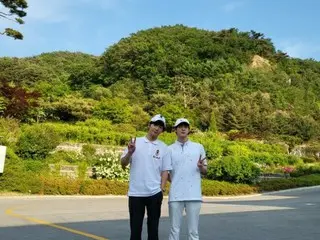 俳優イ・サンヨプ、「BTS」ジンとカップルスニーカーでゴルフデート？！