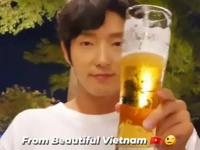 イ・ジュンギ、まるでCFを見てるよう…一緒にビールを飲んだ気分