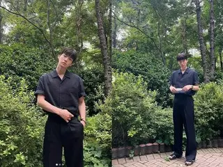 俳優アン・ジェヒョン、全身ブラックコーデで決めたシック美