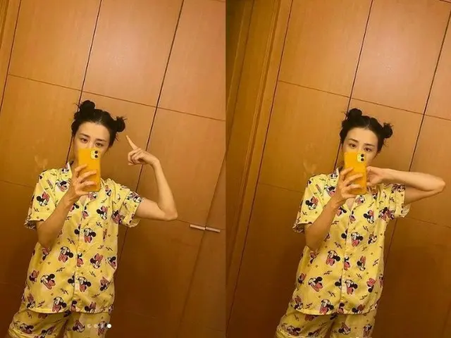 女優パク・ハソン、ミニーマウスのパジャマ着て可愛く大変身