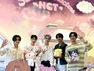 「NCT」のショウタロウ、ソンチャン、テンなど、サンリオとコラボのポップアップストアを訪問してセルフィー三昧