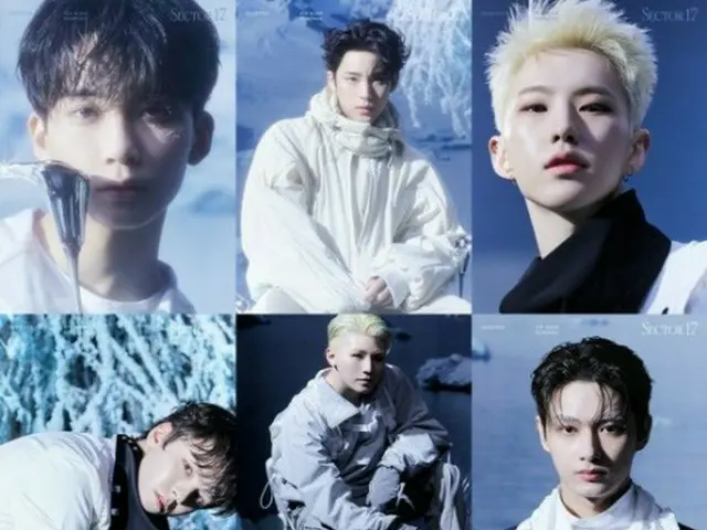「SEVENTEEN」、リパッケージアルバム「SECTOR 17」のオフィシャルフォト公開…強い目力