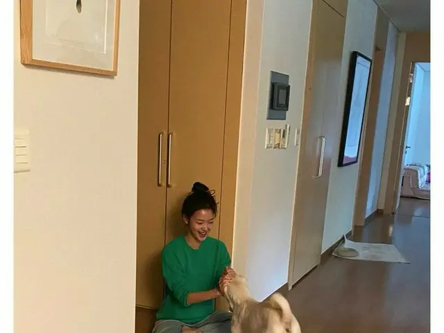 女優キム・ゴウン、愛犬と一緒に過ごすほっこり日常
