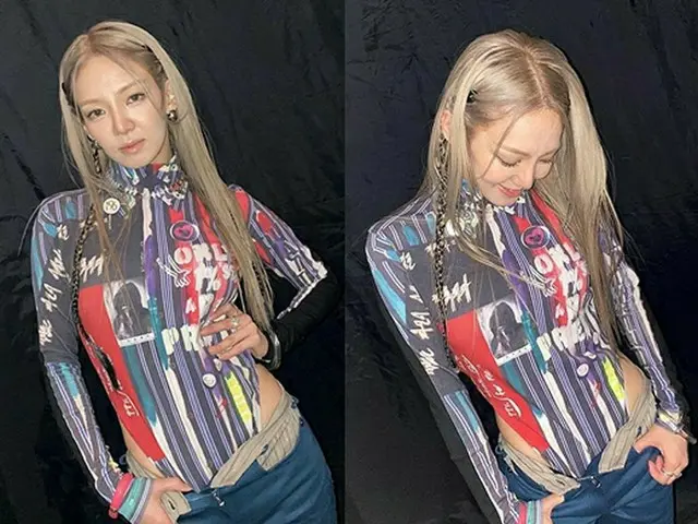 「少女時代」ヒョヨン、ボトムが落ちそうな独特なコーデ披露…BoAも「セクシー」