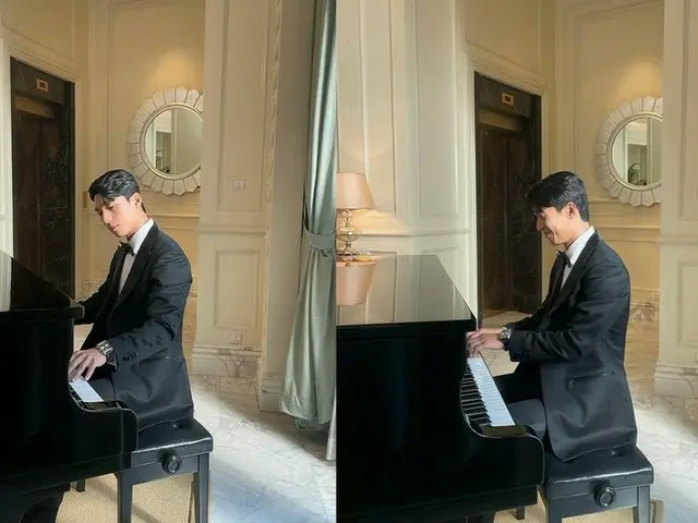 俳優ウィ・ハジュン、ピアノを弾く魅力的なダンディナム