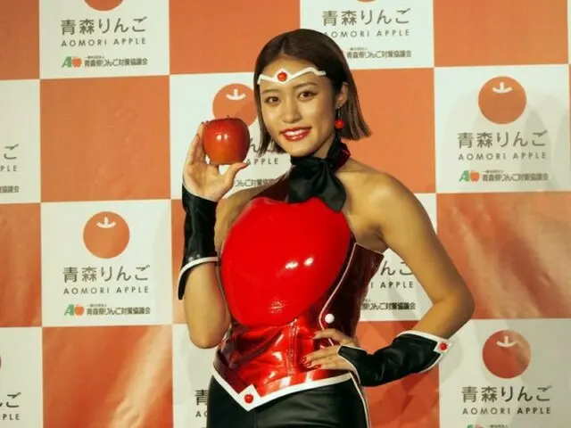 王林「赤いりんごの戦隊モノになれてすごい嬉しいです」