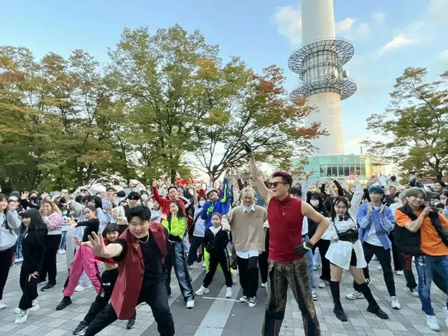 J.Y.Park（パク・ジニョン）＆シンドン（SUPER JUNIOR）、Nソウルタワーで“Groove Back”ダンスチャレンジをスタート