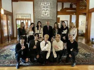 「MOMOLAND」＆「T1419」、駐韓米国大使と会って「KAMP LA 2022」出演の激励受ける