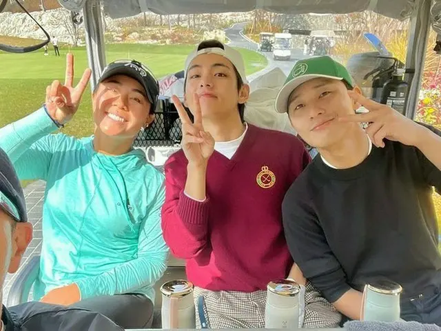 「BTS（防弾少年団）」V＆俳優パク・ソジュン、プロゴルファーのダニエル・カンとラウンド？