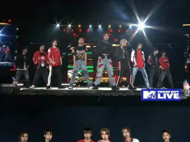 「NCT 127」、米MTVでチャムシル（蚕室）主競技場で行われたコンサートでの「疾走：2 Baddies」のステージを放送