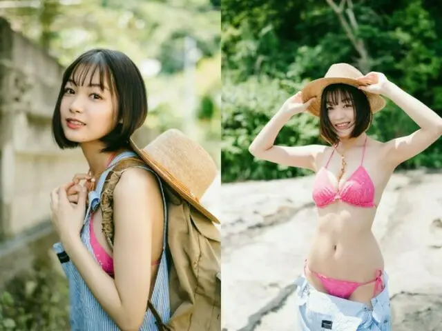 SPA!デジタル写真集　吉澤遥奈「海辺のハタチ。」麦わら帽子＆オーバーオールは最強！