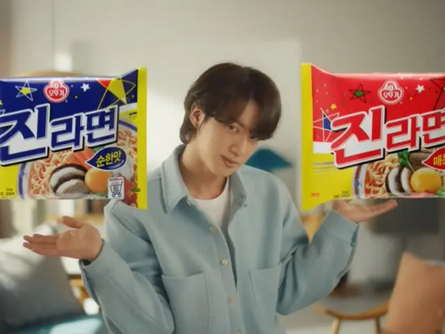 「BTS（防弾少年団）」ジンのラーメン広告が人気爆発!!…おいしそうにラーメンを食べるジンに萌え～（動画あり）