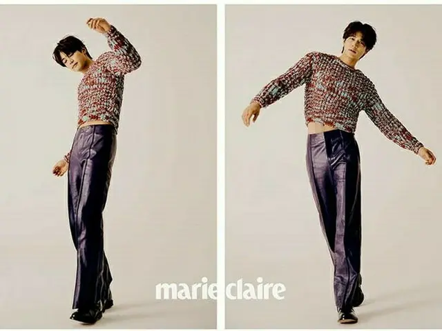 「SHINee」ミンホ、「marie claire KOREA」と共にしたグラビア追加公開…クロップトップで腹筋チラ見せ