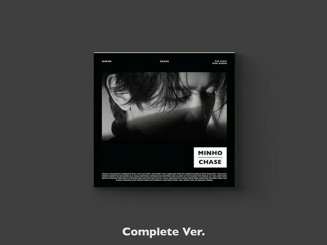 「SHINee」ミンホ、1stソロアルバム「CHASE」のCD仕様を公開…“Complete Ver.”と“Beginning Ver.”
