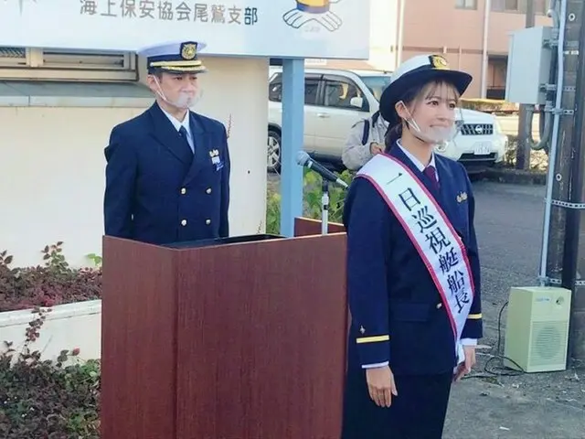 “釣りガール”池山智瑛が一日巡視船船長に任命！三重の海で安全を呼びかけ！