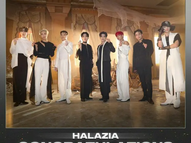 「ATEEZ」、新曲「HALAZIA」のMVが公開から10時間で再生数1000万ビュー突破!!