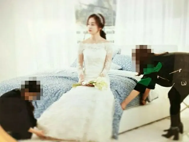 本日（19日）結婚の女優キム・テヒ、電撃結婚発表前日に着たウェディングドレスが話題！
