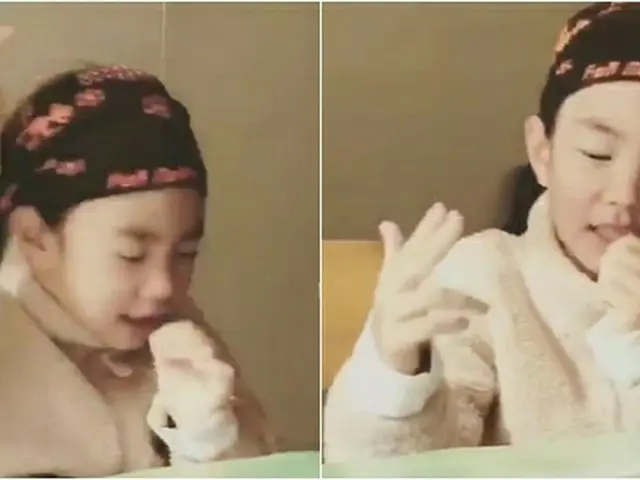 “リトルTablo”参上！ハルちゃんがパパのマネをした結果！
