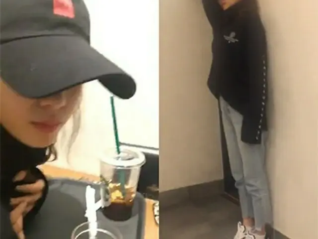 俳優イ・ドンゴンと破局発表の「T-ARA」ジヨン、生ライブで近況を報告！